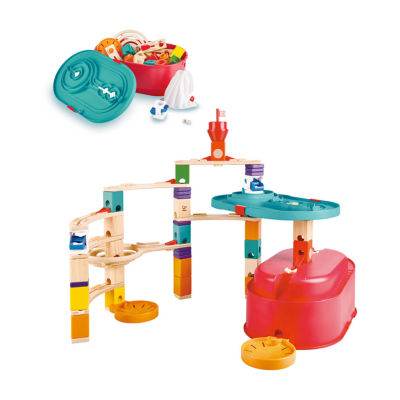 Hape Marble Run: Stack Track Bucket Building Set