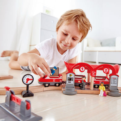 Hape Train Set: Busy City Rail Set