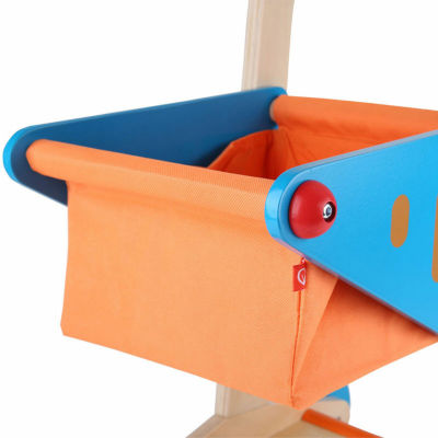 Hape Shopping Cart Orange & Blue