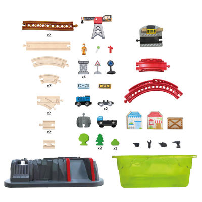 Hape Bucket Builder Set: Railway Building Set