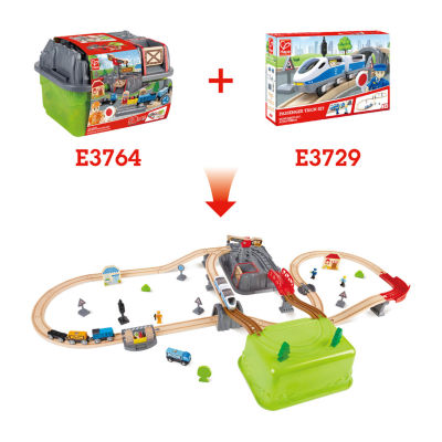 Hape Bucket Builder Set: Railway Building Set