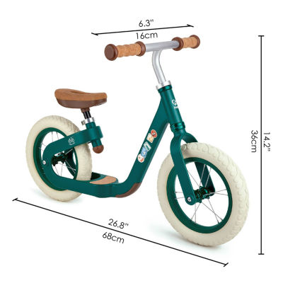 Hape Get Up & Go: Balance Bike - Green Bike