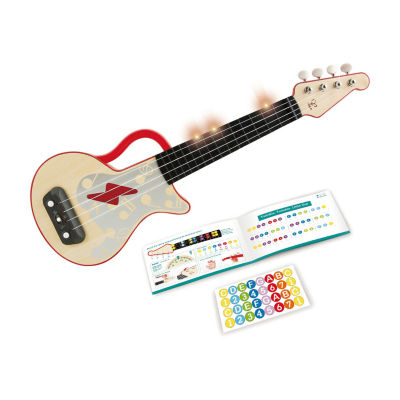 Hape Learn With Lights Ukulele Red