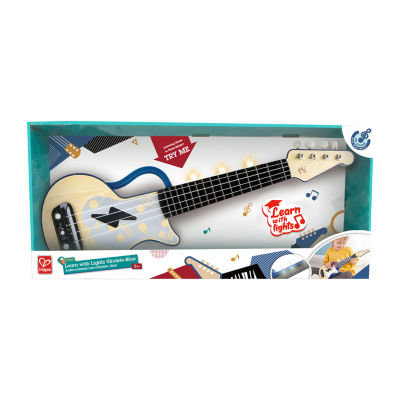 Hape Learn With Lights Ukulele Blue