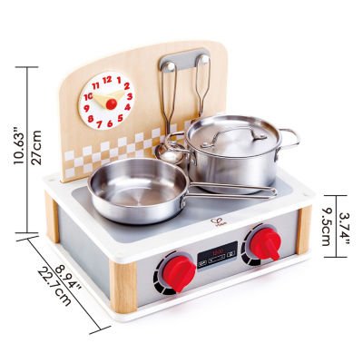 Hape 2-In-1 Kitchen & Grill Set Play Kitchen