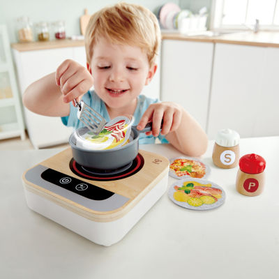 Hape Fun Fan Fryer - 7 Pieces Play Kitchen