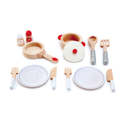 Hape Cook & Serve Set - 13 Piece Play Kitchen