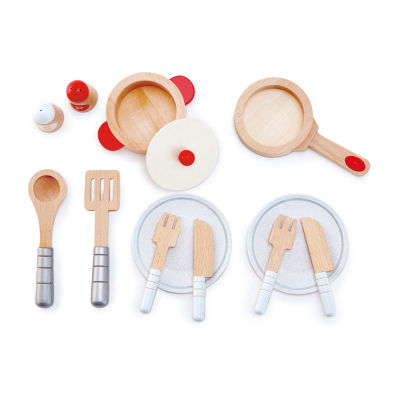 Hape Cook & Serve Set - 13 Piece Play Kitchen