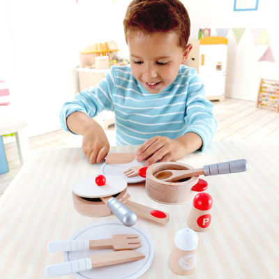 Hape Cook & Serve Set - 13 Piece Play Kitchen