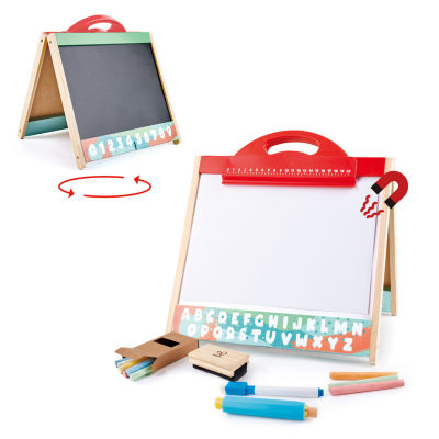 Hape Store & Go Easle: Double-Sided 5-pc. Easels