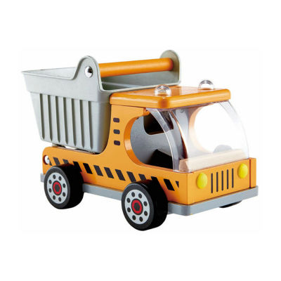 Hape Dumper Truck - Yellow Discovery Toy