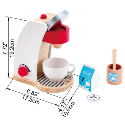 Hape My Coffee Machine - 6 Piece Set Play Kitchen