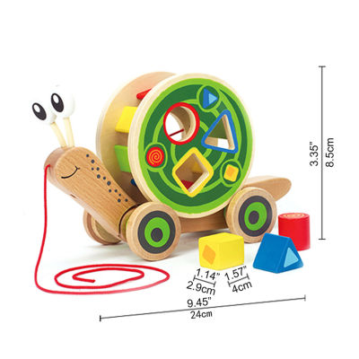 Hape Walk-A-Long: Snail Discovery Toy