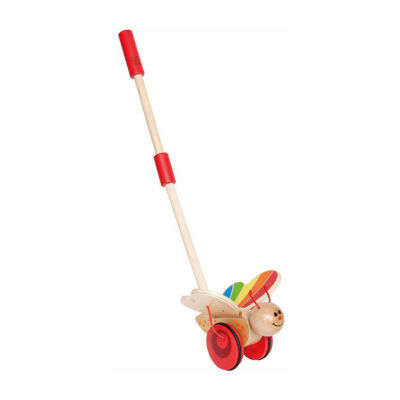 Hape Wooden Push & Pull Butterfly Discovery Toy