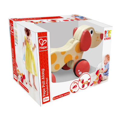 Hape Walk-A-Long Pepe Puppy Discovery Toy