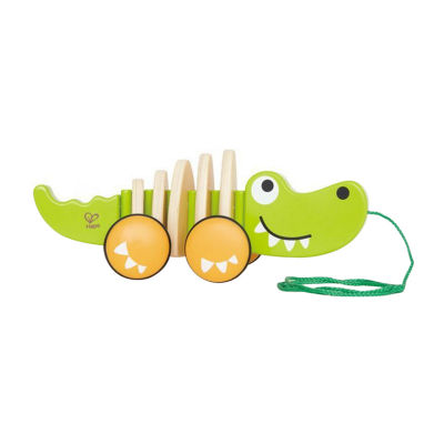 Hape Walk-A-Long Croc - Green Discovery Toy