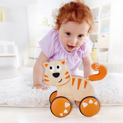 Hape Dante Cat Push & Go Discovery Toy