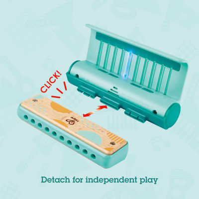 Hape Learn With Lights: Harmonica Teal