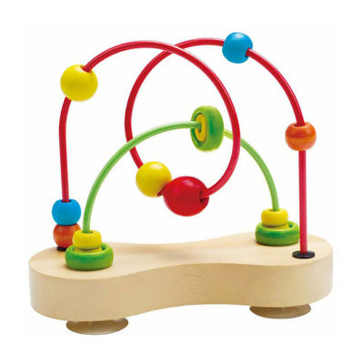 Hape Double Bubble Wooden Bead Maze Discovery Toy
