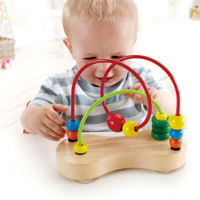 Hape Double Bubble Wooden Bead Maze Discovery Toy