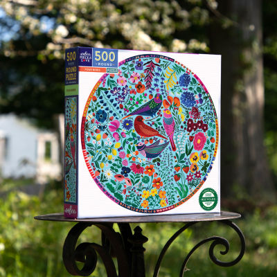 Eeboo Piece & Love Four Birds Puzzle Puzzle