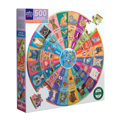 Eeboo Cats Of The World Puzzle Puzzle