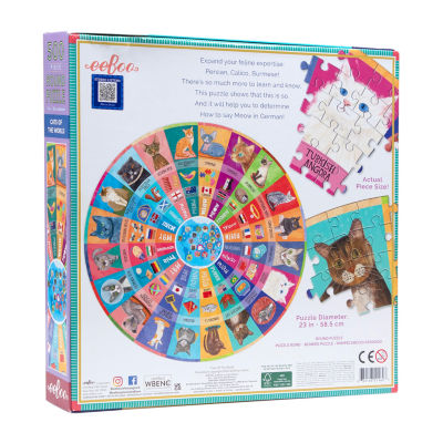 Eeboo Cats Of The World Puzzle Puzzle