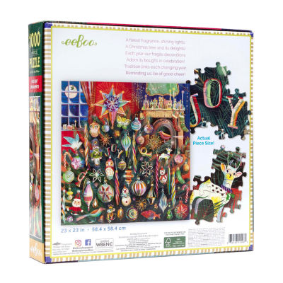 Eeboo Holiday Ornaments Puzzle Puzzle