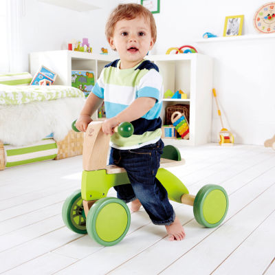 Hape Scoot Around Bike -Bright Green Ride-On Motorcycle