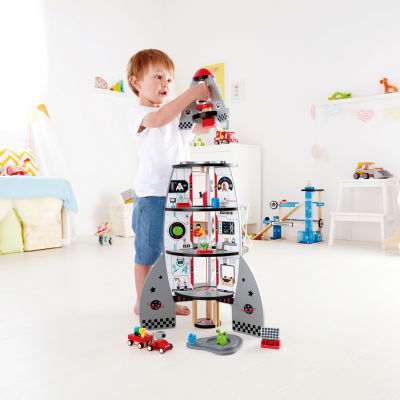 Hape Four-Stage Rocket Ship Playset Interactive Toy