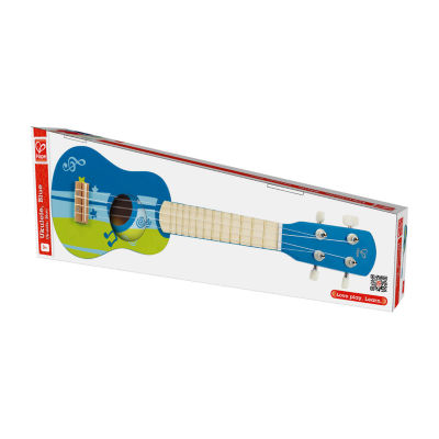 Hape Kids Toy Ukulele - Blue & Green