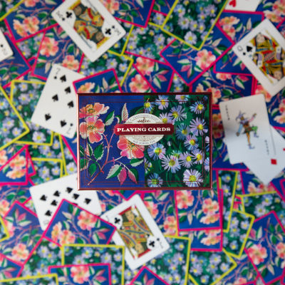Eeboo Roses & Asters Playing Cards