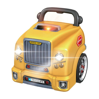 The Bubble Factory Motor Car Engine Workshop Yellow Bus