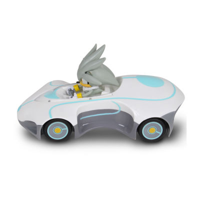 Team Racing Rc Silver 2-pc. Sonic the Hedgehog Car