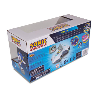 Team Racing Rc Silver 2-pc. Sonic the Hedgehog Car