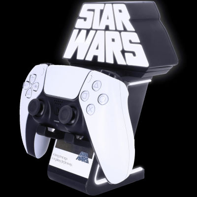 Exquisite Gaming Cable Guys Ikons Star Wars Classic Logo - Charging Phone & Controller Holder 2-pc. Star Wars Gaming Accessory