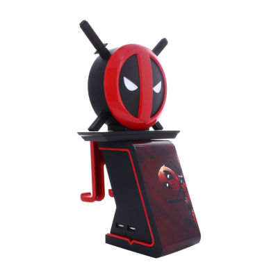 Exquisite Gaming Cable Guys Led Ikons Marvel Deadpool - Charging Phone & Controller Holder Gaming Accessory