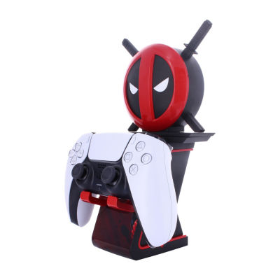 Exquisite Gaming Cable Guys Led Ikons Marvel Deadpool - Charging Phone & Controller Holder Gaming Accessory