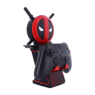 Exquisite Gaming Cable Guys Led Ikons Marvel Deadpool - Charging Phone & Controller Holder 2-pc. Marvel Gaming Accessory