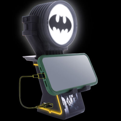 Exquisite Gaming Cable Guys Led Ikons Batman Bat Signal - Charging Phone & Controller Holder 2-pc. Batman Gaming Accessory