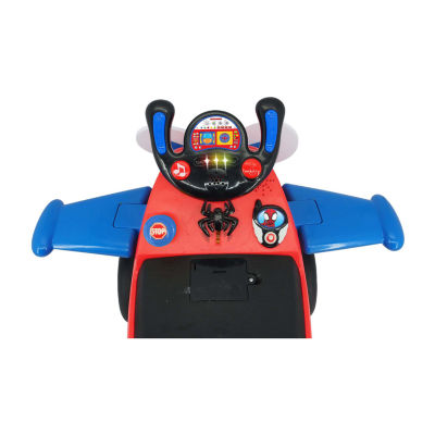 Spidey Activity Plane Marvel Ride-On Car