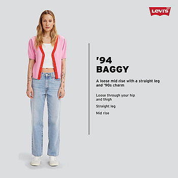 Levi's® Womens Mid Rise 94 Baggy Cargo Pant - JCPenney
