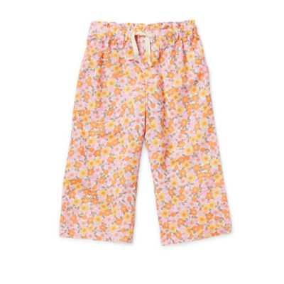 Okie Dokie Toddler & Little Girls Wide Leg Pull-On Pants