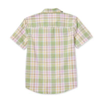 Thereabouts Little & Big Boys Short Sleeve Button-Down Shirt