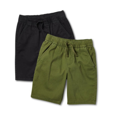 Thereabouts Little & Big Boys Stretch Fabric Adjustable Waist Pull-On 2-pc. Jogger Short