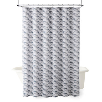 Loom + Forge Textured Prism Shower Curtain