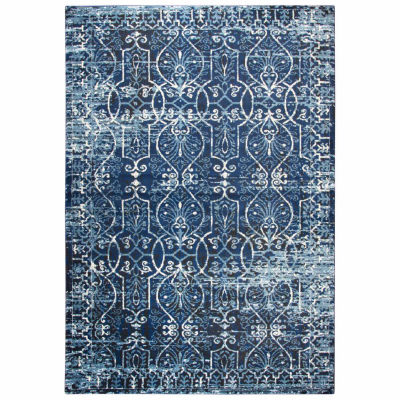 Rizzy Home Panache Collection Vivienne Scroll Rectangular Rugs