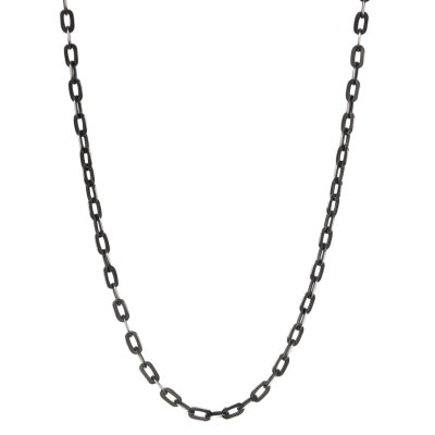 Mens Stainless Steel 24 Inch Link Necklace