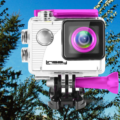 LINSAY® FUNNY KIDS Action Camera Sport Outdoor Activities HD Video and Photos Micro SD Card Slot up to 32GB