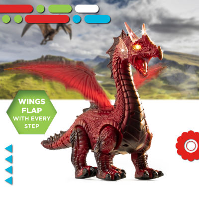 Discovery™ RC Smoke Breathing Dragon 1013510, Color: Red - JCPenney